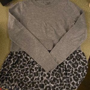 Anthropologie Sweater with accent Bottom